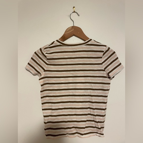Madewell XS Striped Tee w/ Front Tie - Picture 3 of 5
